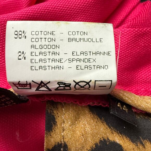 Roberto Cavalli Bright Pink Jeans Authentic Made in Italy Size 44 Straight Leg - Picture 12 of 12